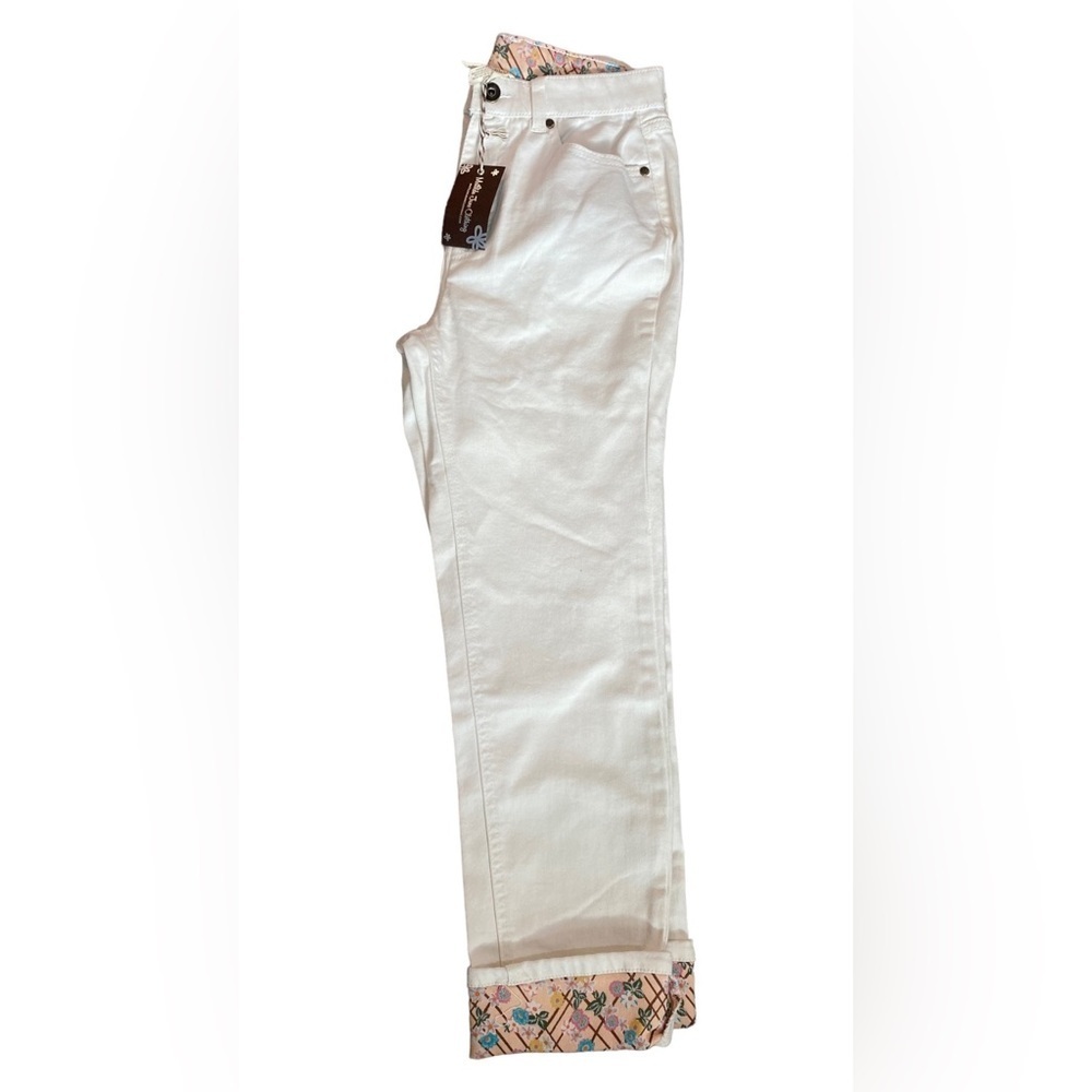 Matilda Jane 🌸 Enchanted Garden Cuff Lola Jeans size 2 - Picture 3 of 5